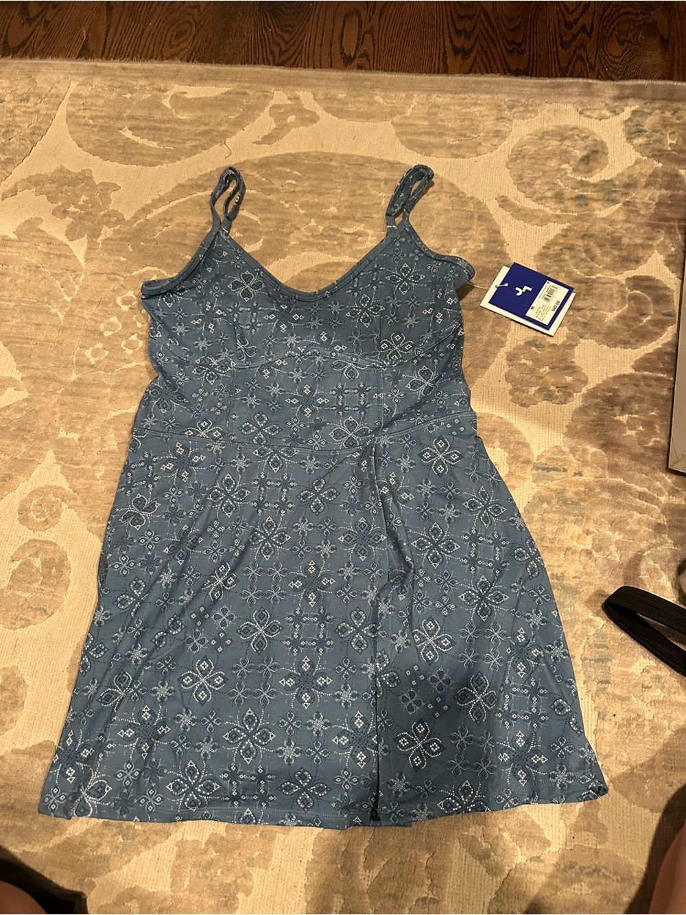 JoyLab Blue Printed Mini Dress